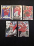 Mike Trout lot of 5