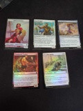 Magic the Gathering foil lot of 5