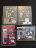 Lot of 4 Football Jersey cards