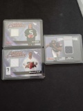Lot of 3 Football Jersey cards