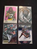 Lot of 4 Football Rookies