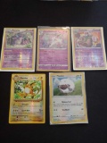 Pokemon lot of 5 Holo & Reverse Holo cards