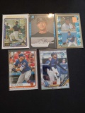 Baseball Rookie lot of 5