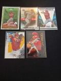 Mike Trout lot of 5