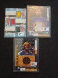 Basketball Jersey lot of 3 cards