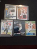 Football lot of 5 cards