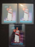 2006 Bowman Chrome Brandon Roy Rc lot of 3