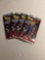 Dragon Ball Z Androids Saga Card Game Lot of Four Factory Sealed Packs from Store Closeout