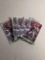 2001 Victory Football Lot of Five Factory Sealed Packs from Store Closeout