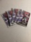 2001 Victory Football Lot of Five Factory Sealed Packs from Store Closeout