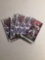 2001 Victory Football Lot of Five Factory Sealed Packs from Store Closeout