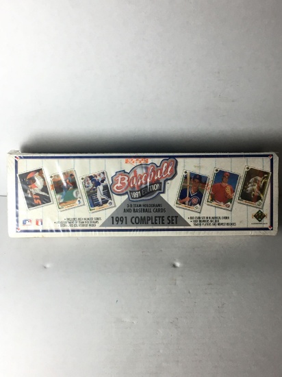 Factory Sealed Upper Deck 1991 Baseball Complete Set from Store Closeout