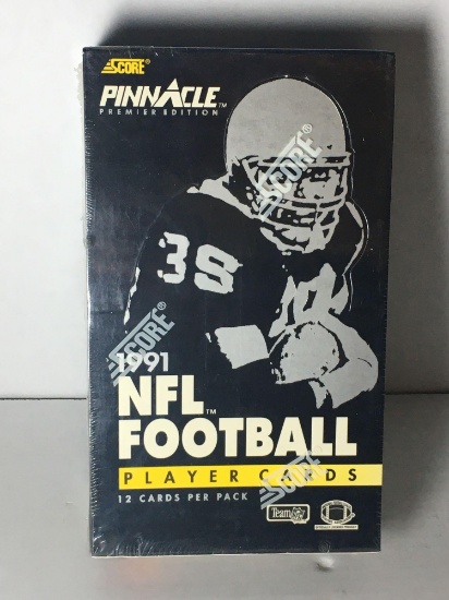 Factory Sealed Pinnacle Premiere Edition 1991 NFL Hobby Box from Store Closeout