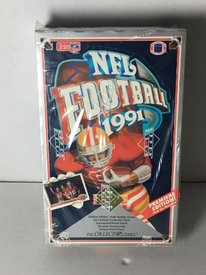 Factory Sealed Upper Deck NFL 1991 The Collector's Choice Hobby Box from Store Closeout