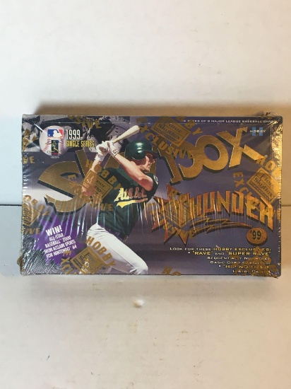 Factory Sealed Skybox Thunder MLB 1999 Hobby Box from Store Closeout