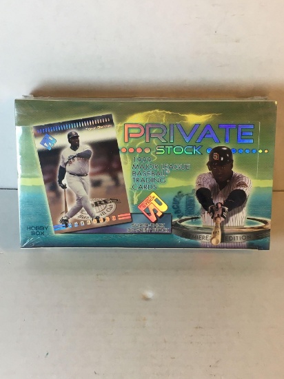 Factory Sealed Pacific MLB 1999 Private Stock Hobby Box from Store Closeout