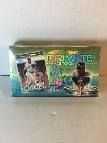 Factory Sealed Pacific MLB 1999 Private Stock Hobby Box from Store Closeout
