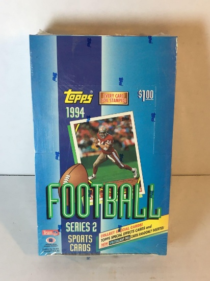 Factory Sealed Topps NFL 1994 Series 2 Hobby Box from Store Closeout