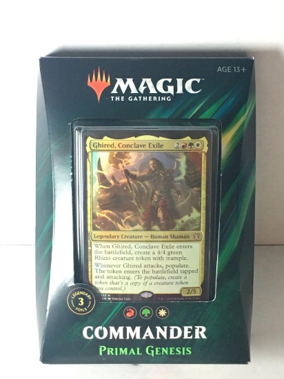 Magic The Gathering Commander Primal Genesis Box from Store Closeout