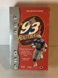 Factory Sealed Team NFL 1993 Pro Set Collector Series Hobby Box from Store Closeout