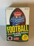 Fleer Football Permiere Edition 1990 Hobby Box from Store Closeout