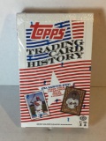 Factory Sealed Topps Trading Card History Exclusive Set Hobby Box from Store Closeout