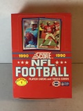 1990 Score Football Series 1 Hobby Box from Store Closeout