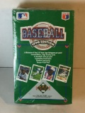 Factory Sealed Upper Deck Baseball 1990 Hobby Box from Store Closeout