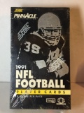 Factory Sealed Pinnacle Premiere Edition 1991 NFL Hobby Box from Store Closeout