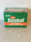 Factory Sealed Fleer Baseball 1987 Update Set from Store Closeout