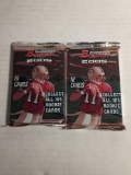2005 Bowman NFL Lot of Two Factory Sealed Packs from Store Closeout