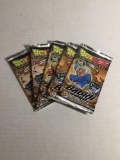 Dragon Ball Z Babidi Saga Card Game Lot of Five Factory Sealed Packs from Store Closeout