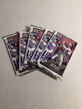 2001 Victory Football Lot of Five Factory Sealed Packs from Store Closeout