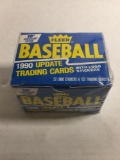 Factory Sealed Fleer Baseball 1990 Update Set from Store Closeout