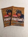 Fleer Tradition Football Classic Combinations Lot of Two Factory Sealed Packs from Store Closeout