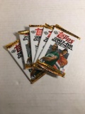 Topps 2007-08 Basetball Lot of Five Factory Sealed Packs from Store Closeout