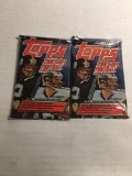 Topps Football 2002 Lot of Two Factory Sealed Packs from Store Closeout