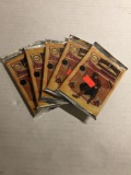 Dead Lands Doomtown TCG Lot of Five Factory Sealed Packs from Store Closeout