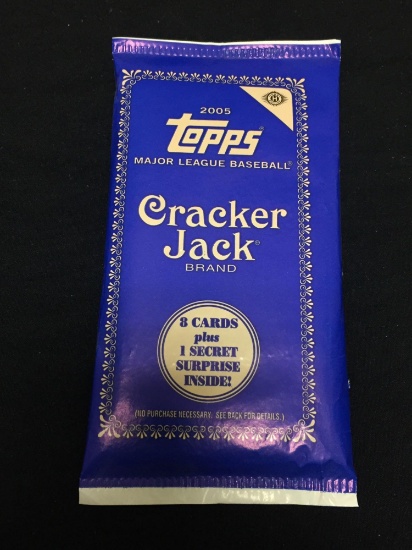 Sealed Pack 2005 Topps Cracker Jack Baseball Cards from Collection