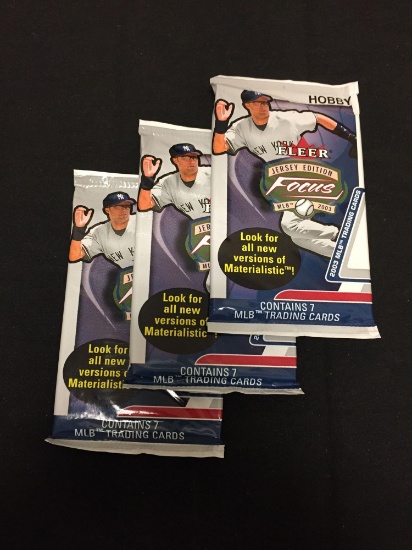 Fleer Baseball Jersey Edition 2003 Lot of Three Factory Sealed Packs from Store Closeout