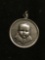 Beau Designer Round 20mm Diameter Detailed Baby Motif Engravable Sterling Silver Charm