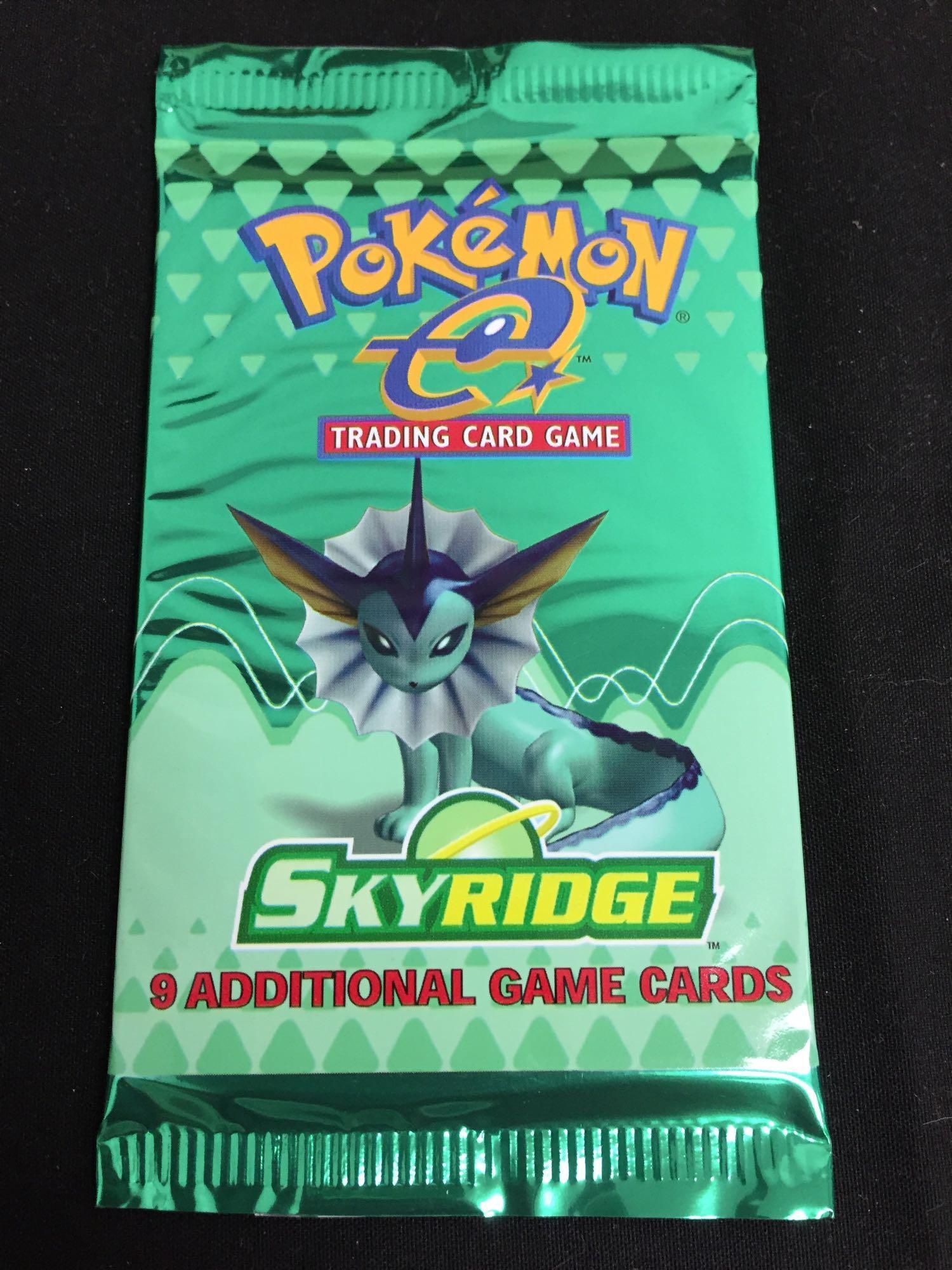 Pokemon Skyridge 9 Card Booster Pack - SEE | Proxibid