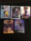 5 Card Lot of KOBE BRYANT Los Angeles Lakers Basketball Cards from Huge Collection