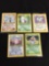 NICE Adult Owned POKEMON Mega Collection - 5 Holo Holofoil Rare Trading Cards