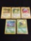 NICE Adult Owned POKEMON Mega Collection - 5 Holo Holofoil Rare Trading Cards