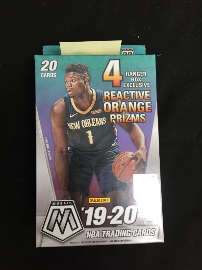 FACTORY SEALED - 2019-20 Mosaic Basketball Retail Hanger 20 Card Box Pack