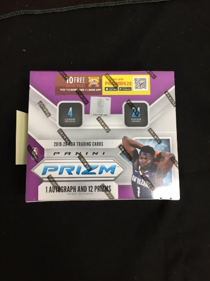 FACTORY SEALED - 2019-20 Panini Prizm NBA Basketball Retail Box - 24 Packs of 4 Cards