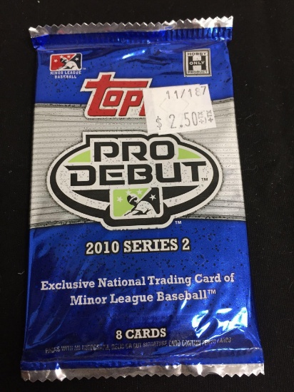 Sealed Pack 2010 Topps Pro Debut Series 2 Baseball Cards - MIKE TROUT INSERT ROOKIE?