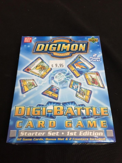 RARE SEALED Original Digimon Digital Monsters Bandai Upper Deck Digi-Battle Starter Set 1ST EDITION