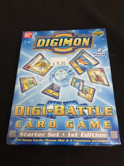 RARE SEALED Original Digimon Digital Monsters Bandai Upper Deck Digi-Battle Starter Set 1ST EDITION